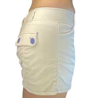 Jenny Shorts in White Waffle