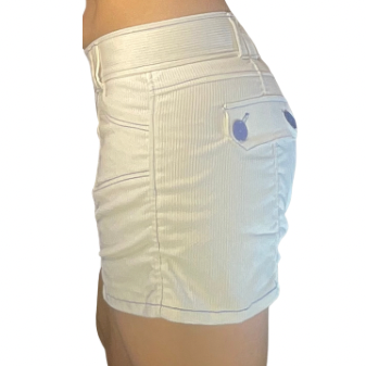 Jenny Shorts in White Waffle