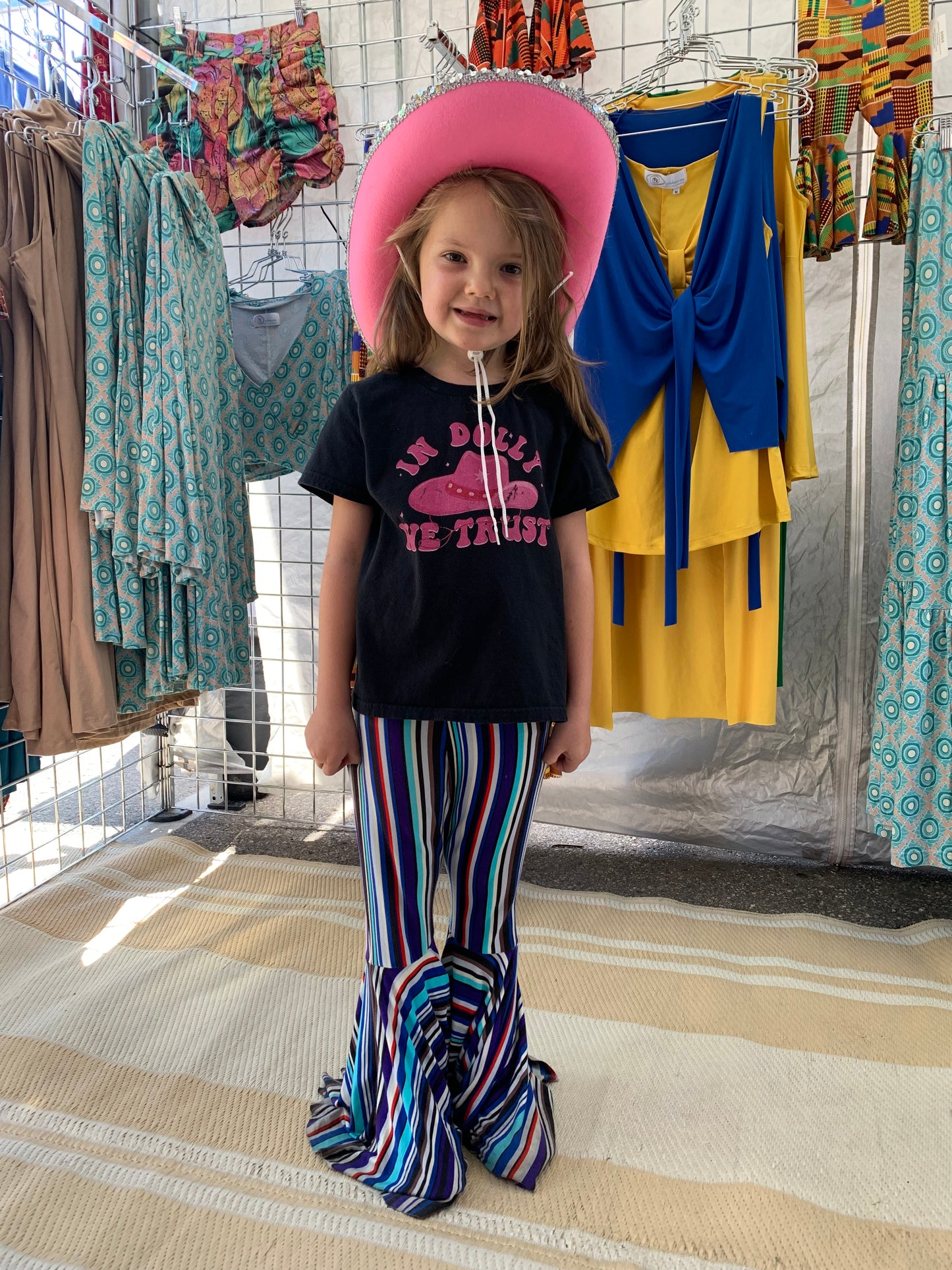 Li’l Daisy Bell Pants in Beach Stripes