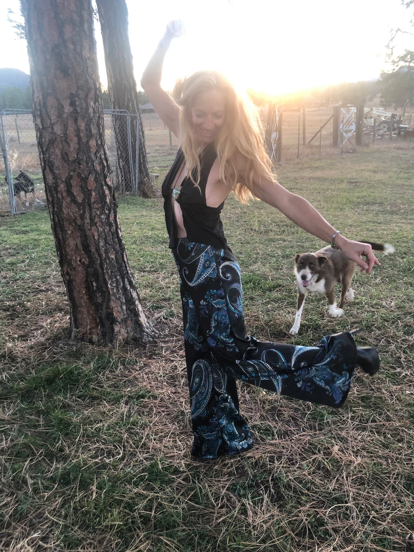 Jane Pant in Marco Polo Paisley