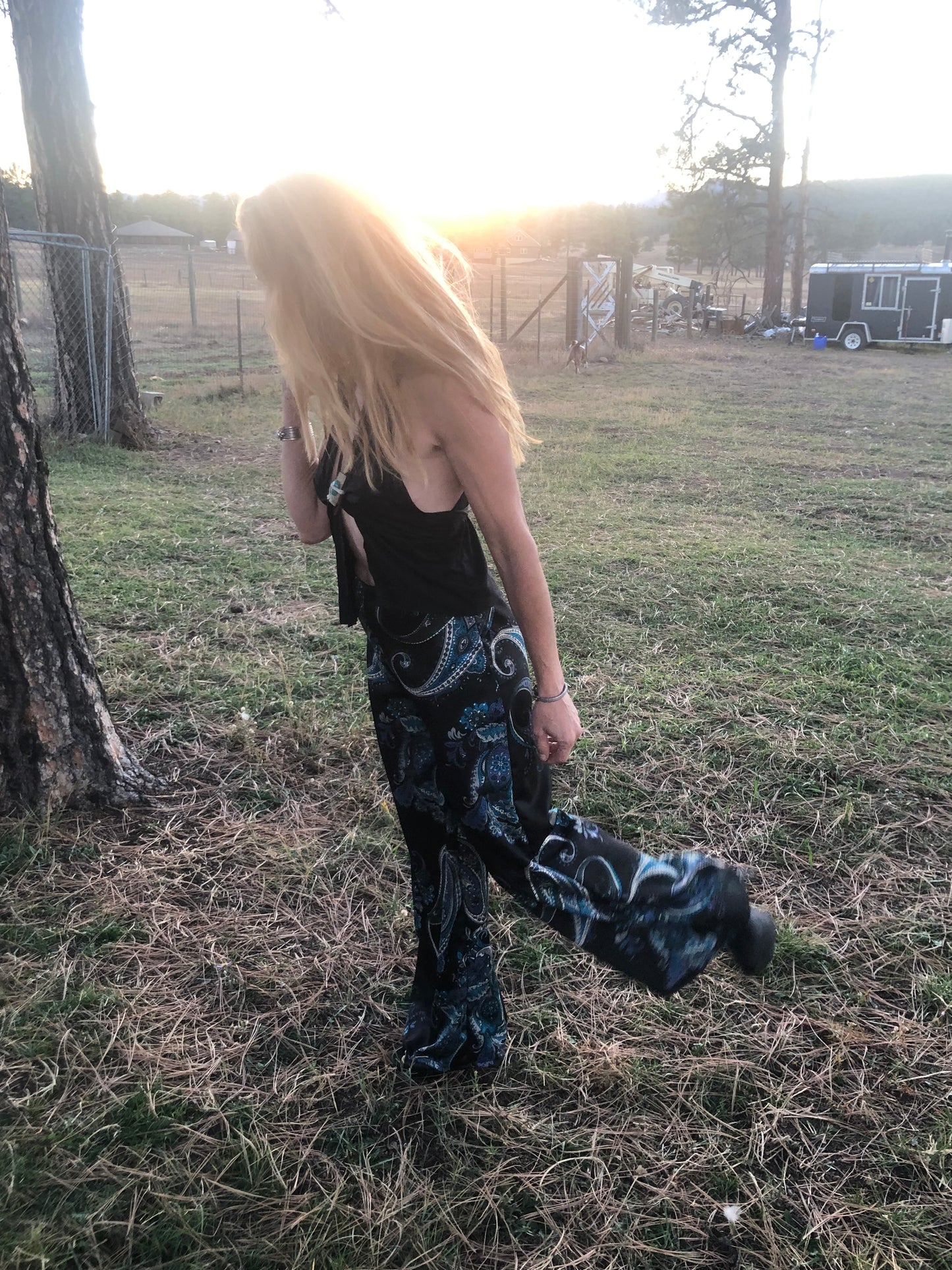Jane Pant in Marco Polo Paisley