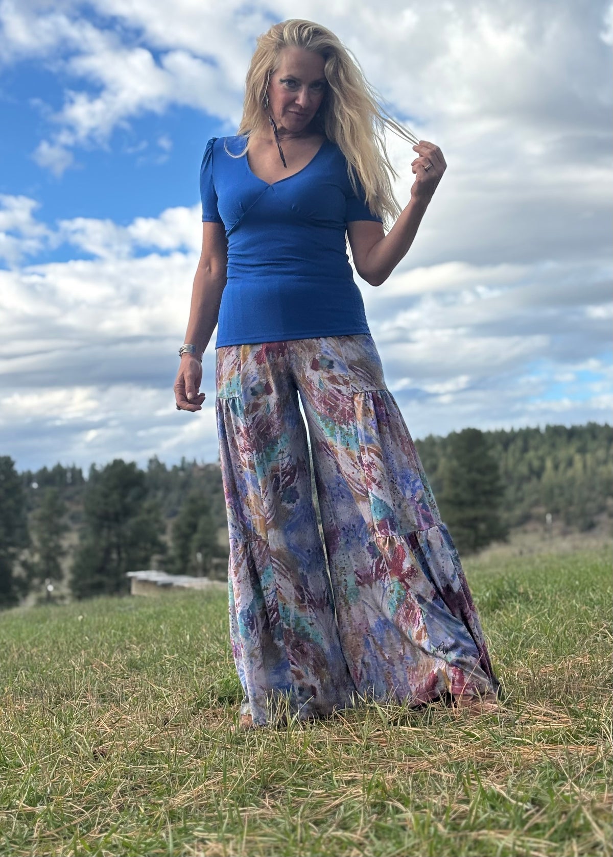 Elizabeth Top in Blue