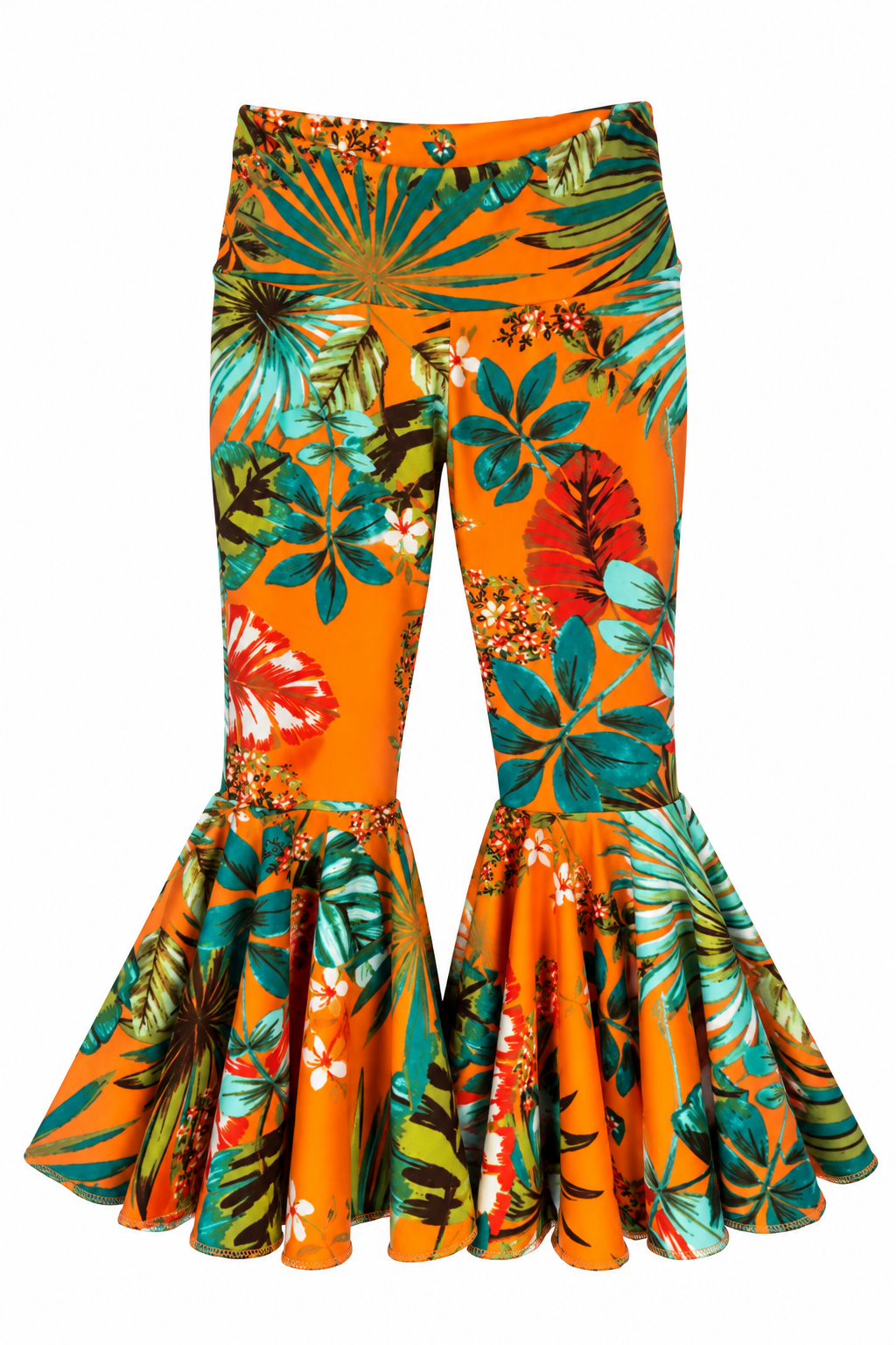 Li’l Daisy Bell Pants in Orange Tropics