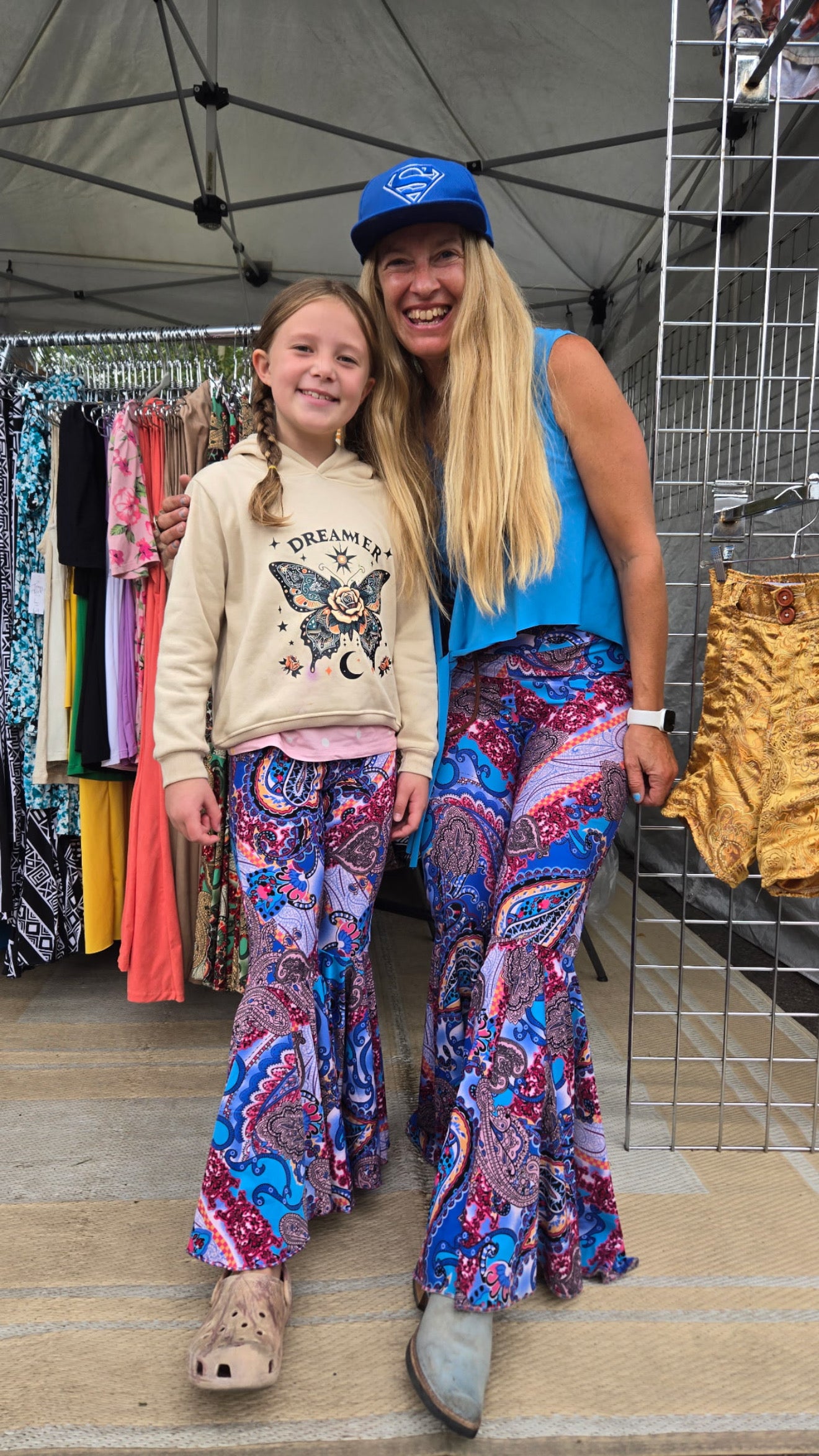 Lil Daisy Bell Pants in Super Paisley