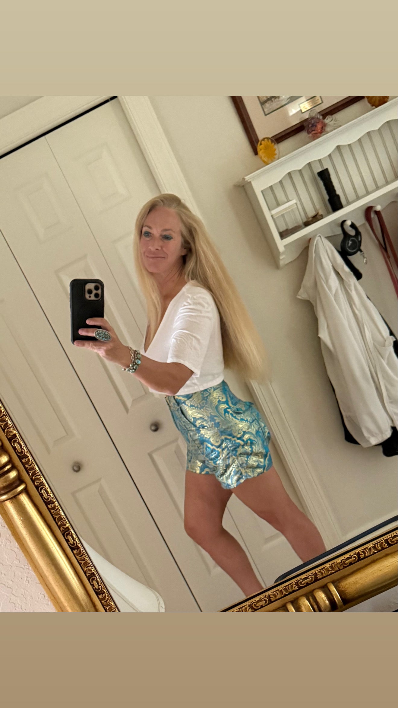 Lucy Shorts in Turquoise