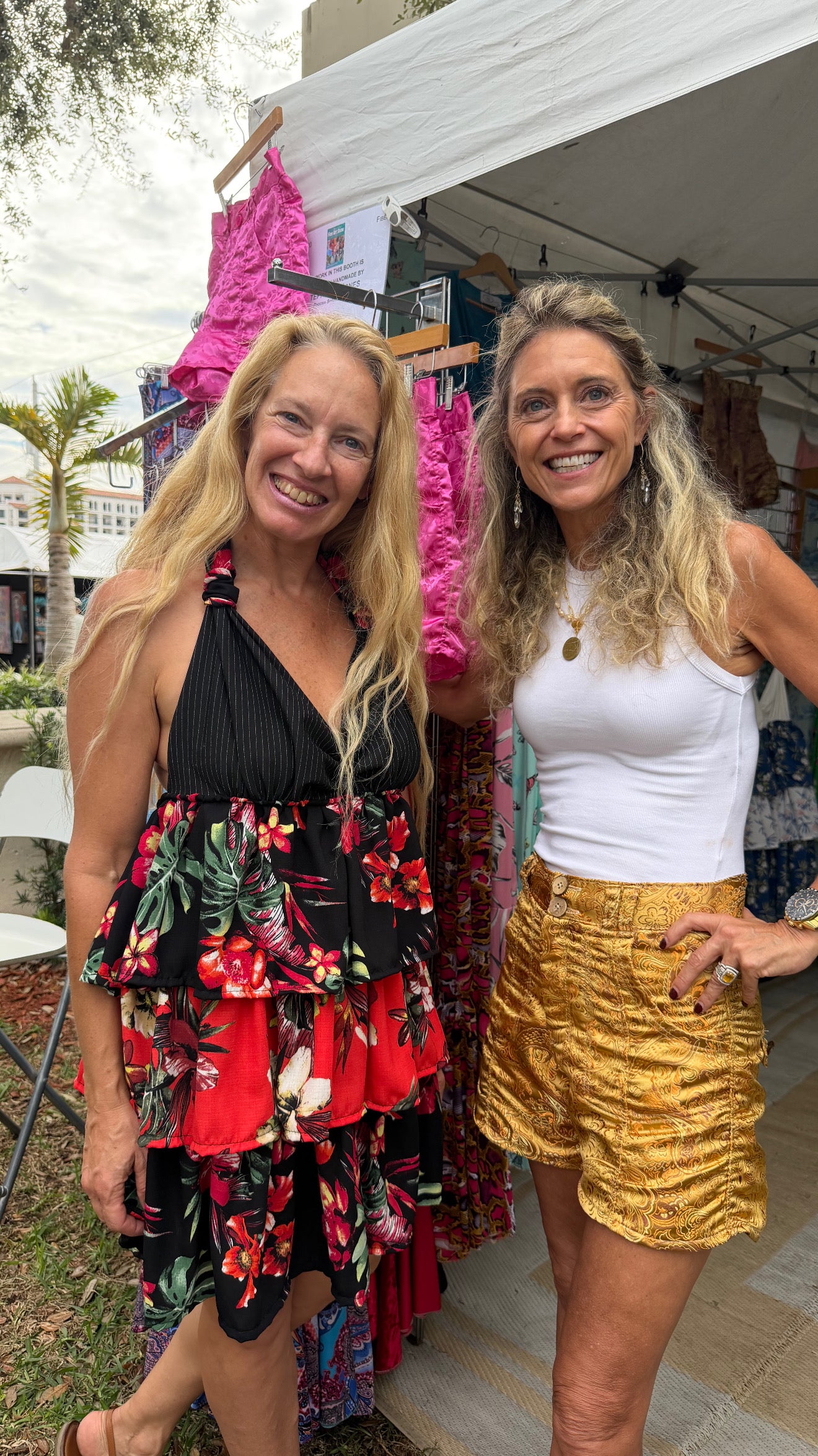 Lucy Shorts in Gold Brocade