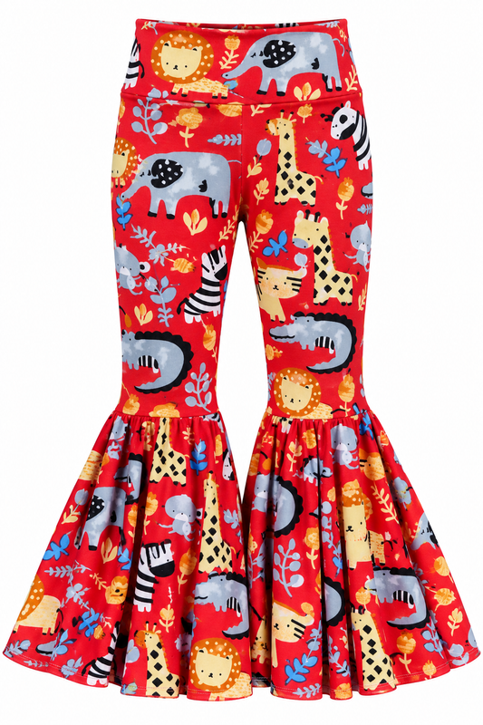 Li’l Daisy Bell Pants in Red Safari