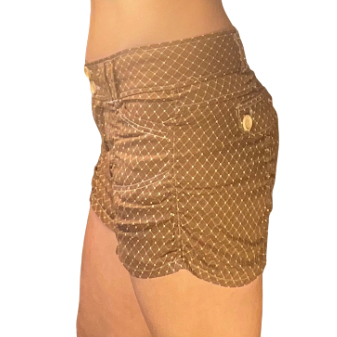 Jenny Shorts in Brown Diamonds