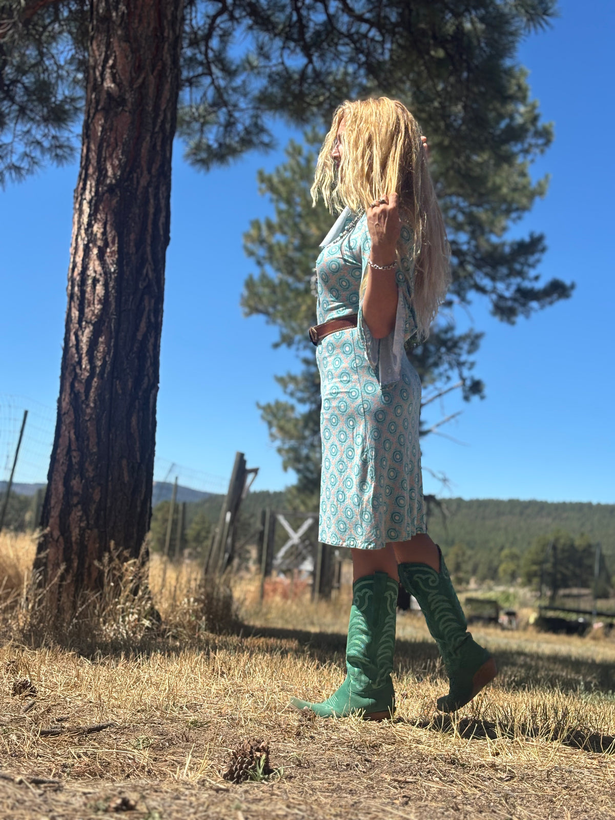 Francine Dress in Sedona Sunset