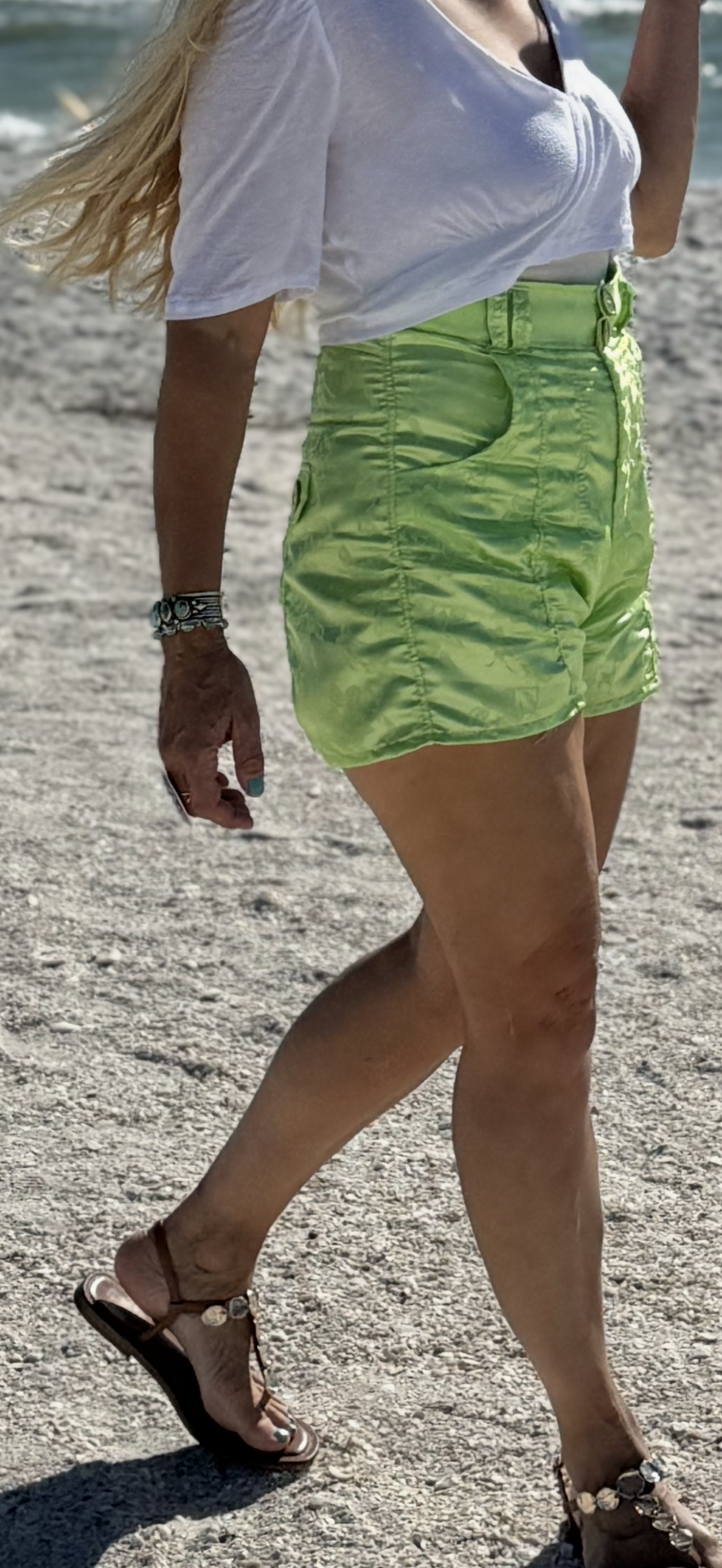 Lucy Shorts in Peridot