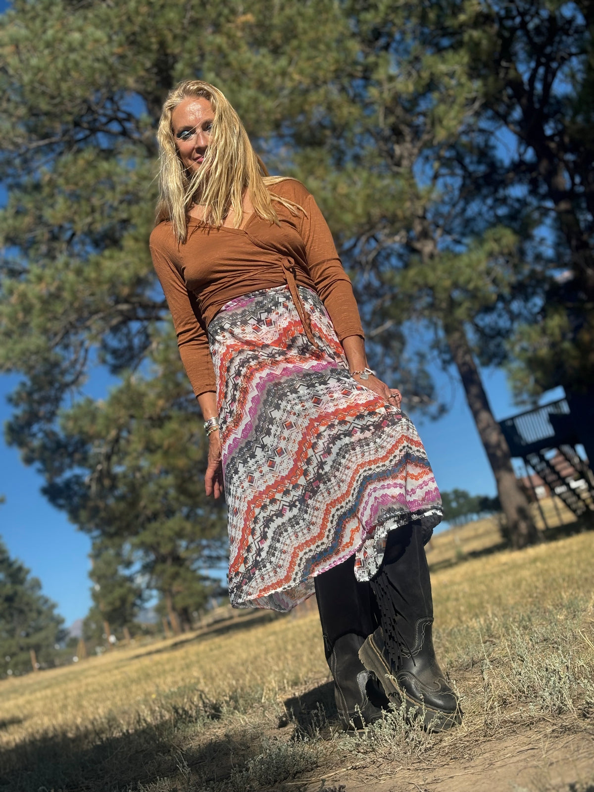 Camelion Skirt in Santa Fe