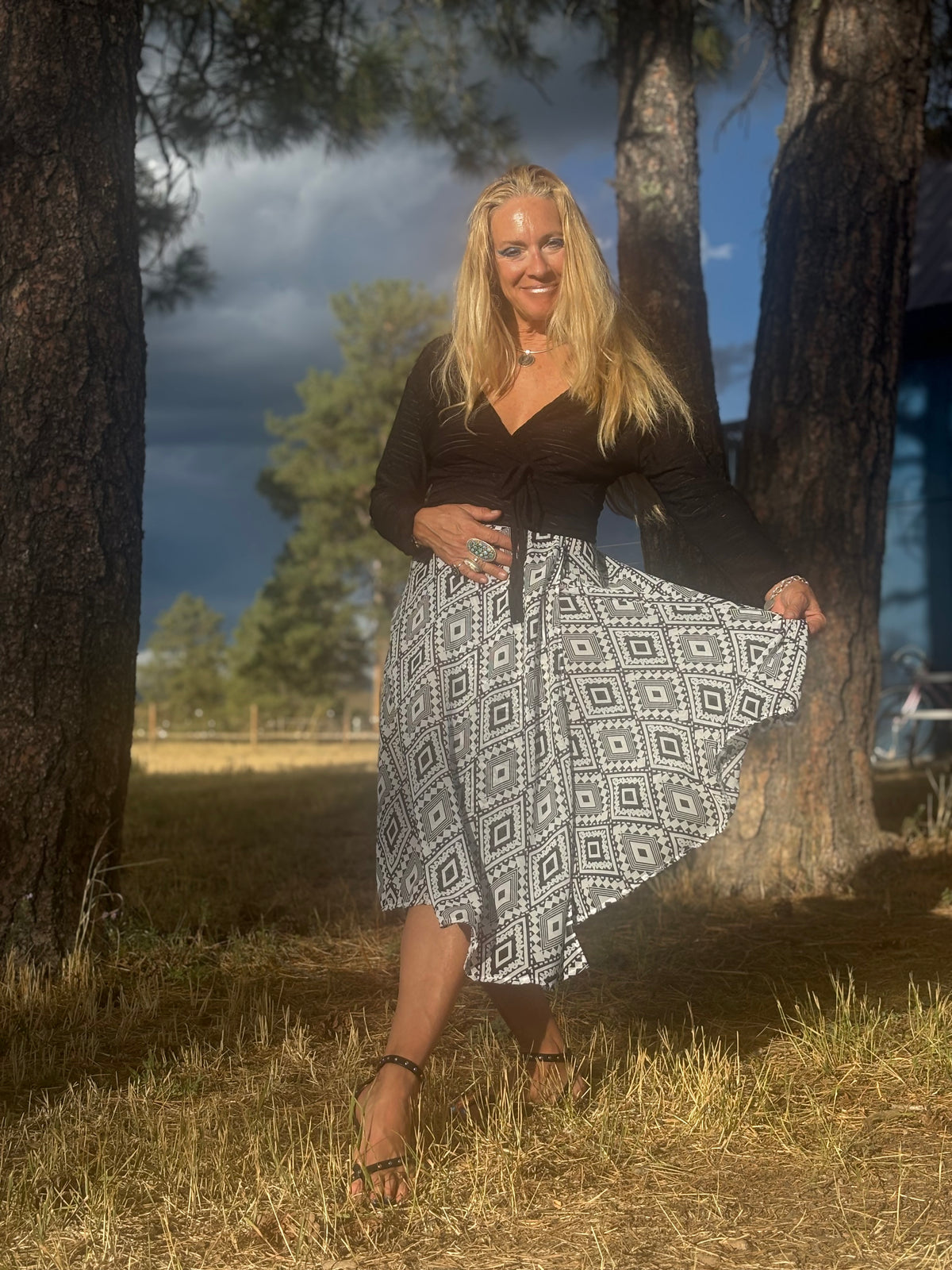 Camelion Skirt in Aztec
