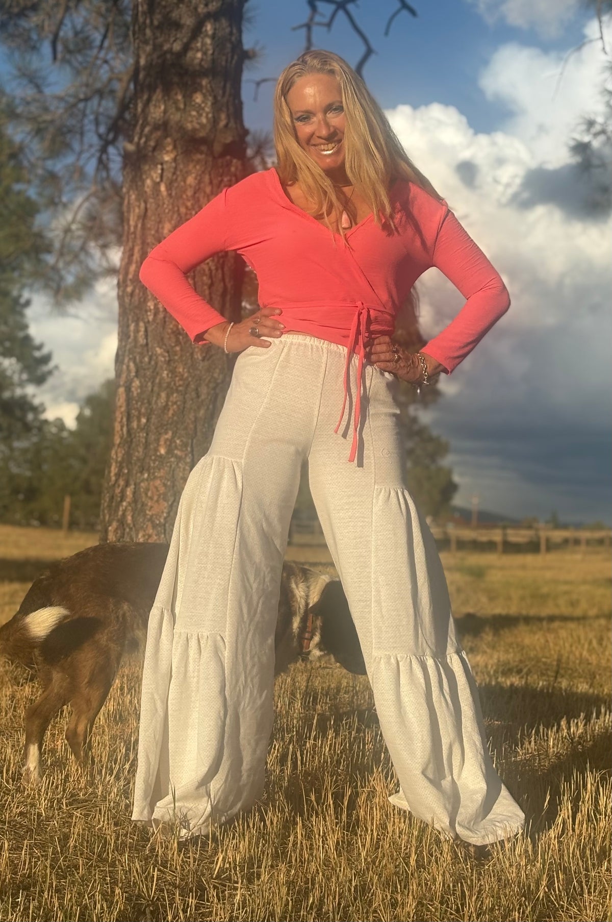 A Sandy Pants in Dots