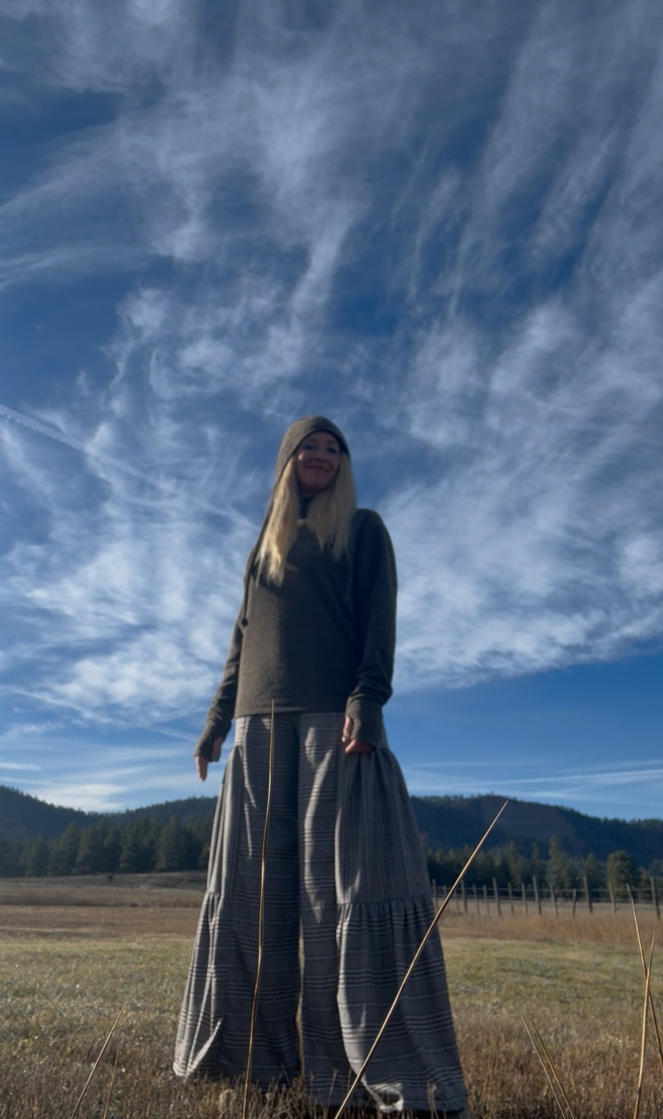 Sandy Pants in Fall Plaid