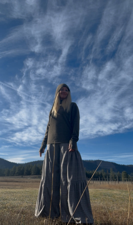 Sandy Pants in Fall Plaid