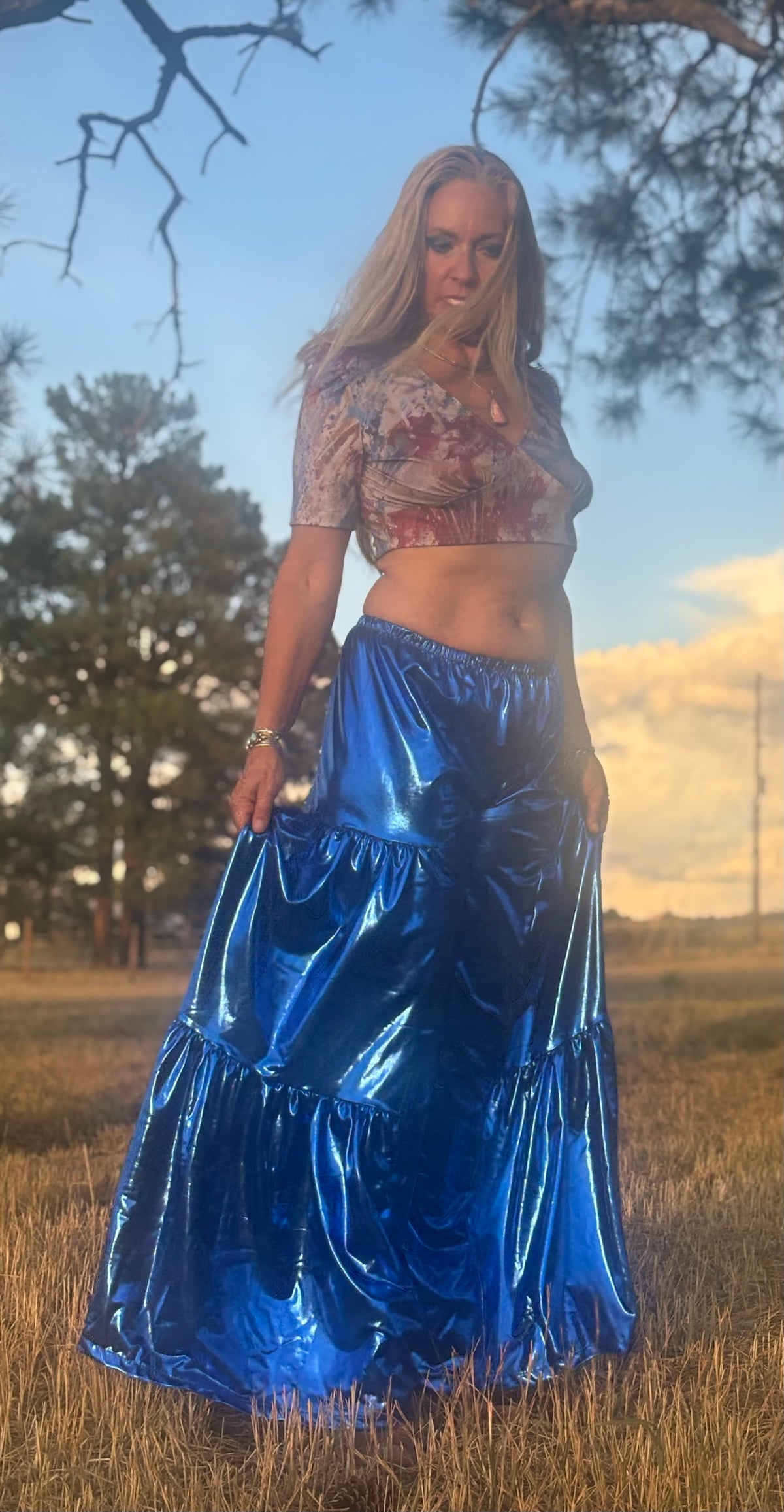 A Sandy Pants in Electric Sky