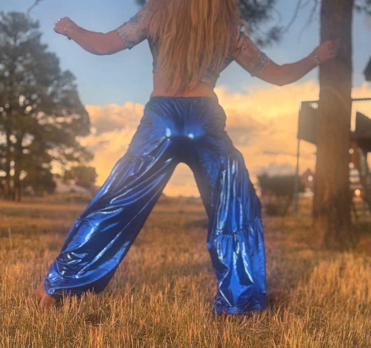 A Sandy Pants in Electric Sky
