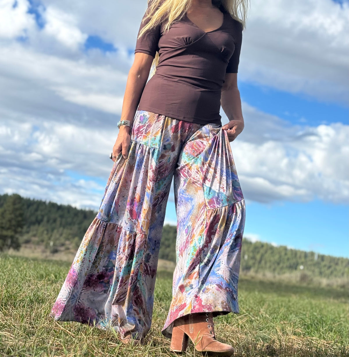 Elizabeth Top in Forest Moss