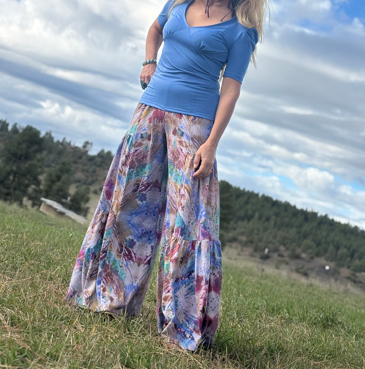 Elizabeth Top in Periwinkle