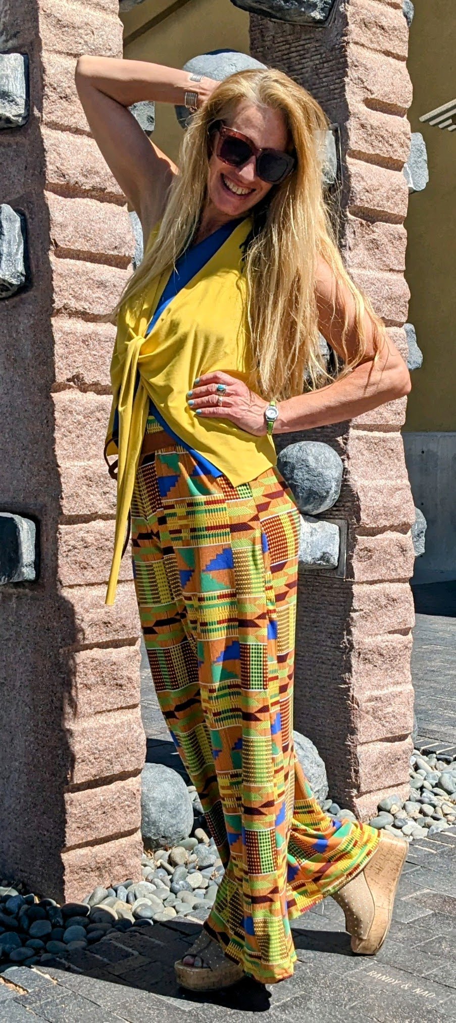 Jane Pant in Kente Serenity