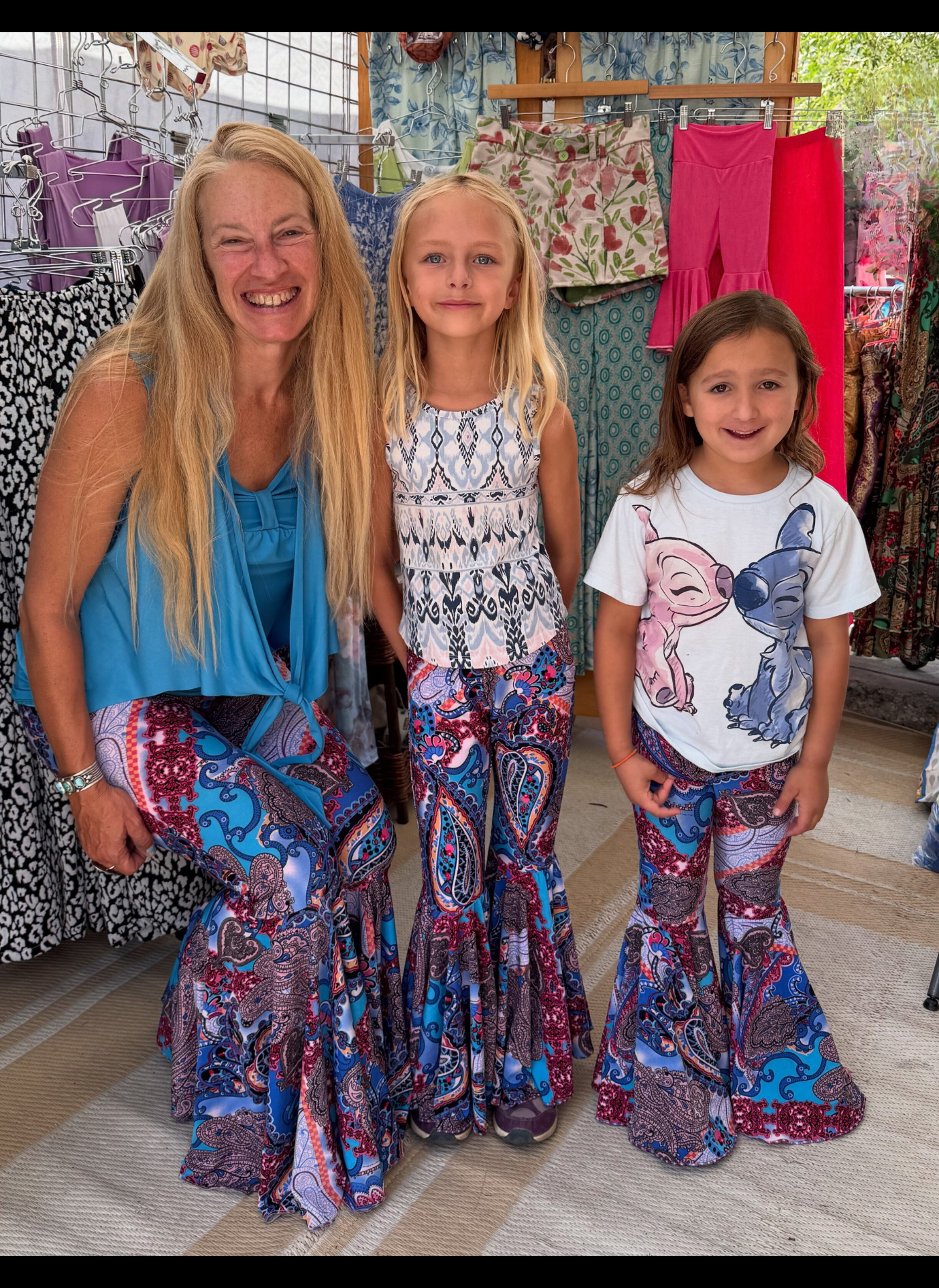 Lil Daisy Bell Pants in Super Paisley