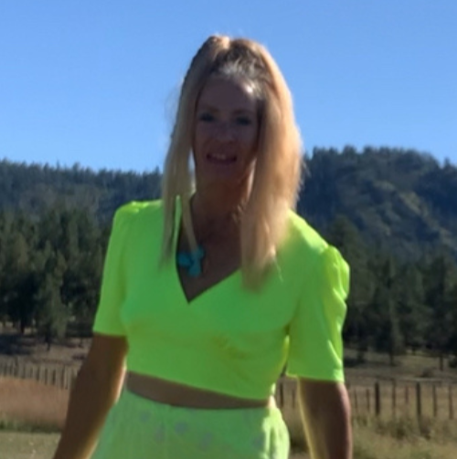 The Betsy Top in Neon